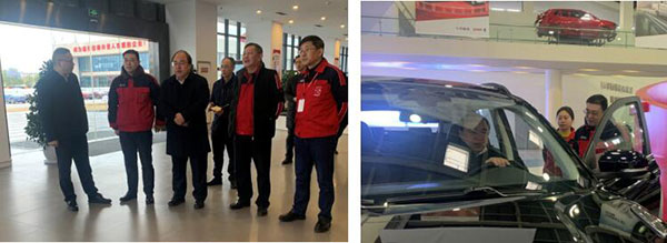 涪陵区委常委、宣传部部长一行莅临五月天伊人久久久久汽车调研